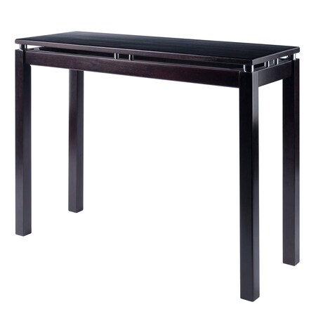 Winsome Wood Winsome Linea Modern 13.93 in. W X 39.37 in. L Rectangular Console Table 92730